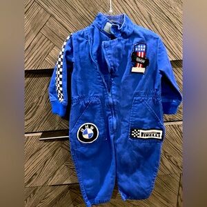 BMW Certified Kid vintage pit crew racing jumpsuit
